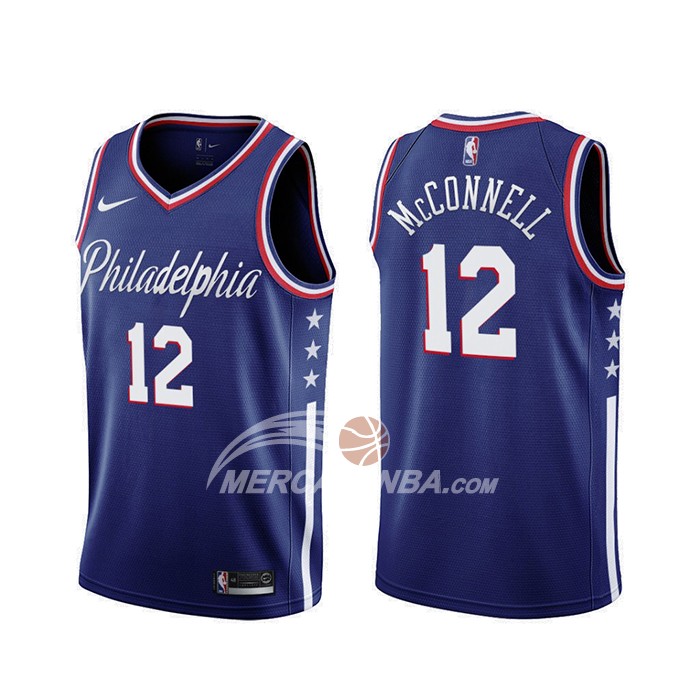 Maglia Philadelphia 76ers T.j. Mcconnell Citta 2019-20 Blu